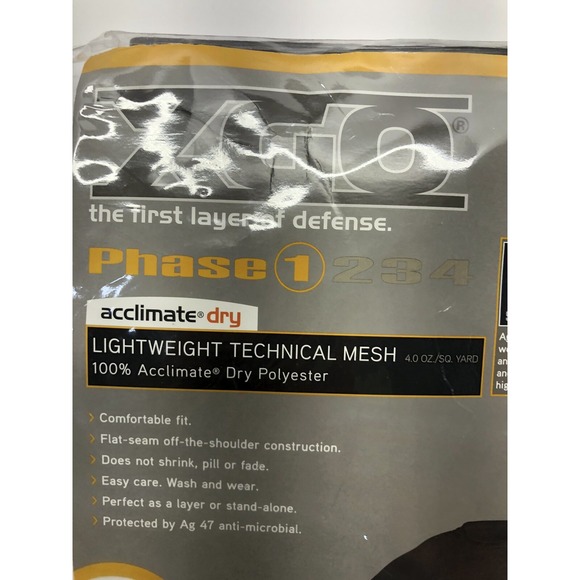 Xgo Phase 1 New Lightweight Crew Tan T-shirt ~ Size Extra Large - Picture 5 of 5